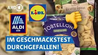 Tortelloni aus dem Supermarkt im Test: Geschmack & Inhaltsstoffe 🍽️ | Marktcheck SWR