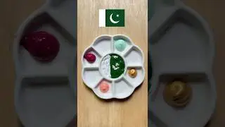 Pakistan flag color vs 4 amazing colors guess the final color 🎨 #art #satisfying #shorts #pakistan