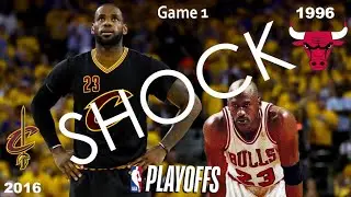 2016 CAVS SHOCK the world AGAIN  vs  1996 BULLS  - Game 1 RECAP