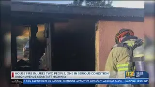 Two injured, one critically, in Union Avenue house fire