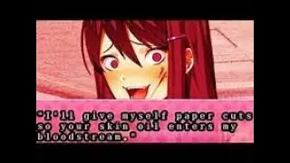Doki Doki literature club/FUCK MONIKA,YURI STAY AWAY,I WILL HELP U NATSUKI,
