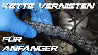 ❄ Winterprojekt 2018 Teil 2 ❄ Motorradkette vernieten ❄