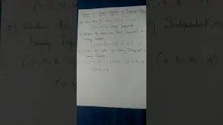 Linear Dependent & Independent Vector Problems #youtubeshorts #shorts @learnwithanu31