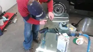 Cutting curved laminated glass by Chris Blattie