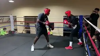 Sparring Jhan el león +92kg  VS marlon  black boy 80kg 