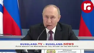 Putin visits the naval exercise 
