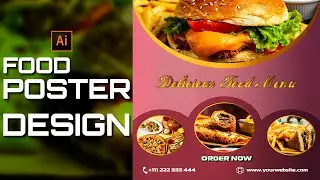Food Poster Design in Illustrator &ndash; Step-by-Step Tutorial