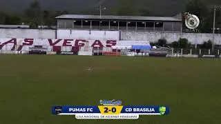 Partido de Liga de Ascenso Honduras desde Las Vegas, Santa B&aacute;rbara, Pumas FC vs CD Brasilia