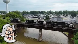 Fast Trains on the Water Level Route in Ohio