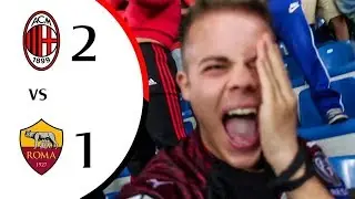 PIANGOO!!!!! 😭 - MILAN 2-1 ROMA | LIVE REACTION GOL SAN SIRO HD