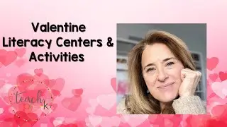 Preschool & Pre-K Valentine Literacy Centers and Activities