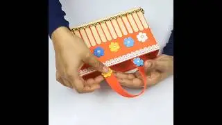 Beautiful Basket DIY Ideas With Cardboard and Ice Cream Sticks 🧺😍 #diy #basket #shorts