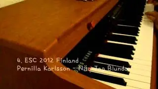 Best 10 from Eurovision 2007-2012 that I love to play with the piano, by Korjun