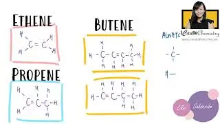 How to draw structures of alkenes |Full Structural Formula| Organic Chemistry