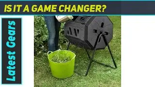Large Composting Dual Door Rotating Tumbler 42 Gallon: Best Outdoor Gardening Solution