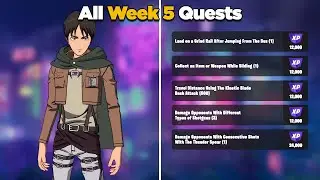 Fortnite All Week 5 Season Quests Guide - Chapter 4 Season 2