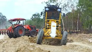 Construction Technique of the First Layer of Foundation Using KOMATSU Grader 6D25 and Liugong Roller