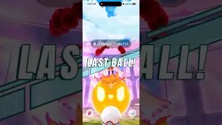 1715cp Gigantamax Cinderace and RAN Away! They are Hard to Catch!😓 #pokemongo #pokemon #cinderace