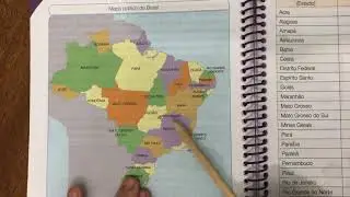 GEOGRAFIA - AMERICA DO SUL, BRASIL,  REGIOES, ESTADOS  e CAPITAIS