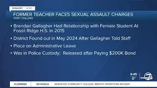Poudre School District teacher arrested on child sexual assault charges