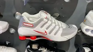 Nike Shox NZ (White/ Sport Red/ Cool Grey/ Metallic Silver) - Style Code: 378341-104