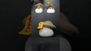 Making Maple Story Zombie Mushroom with 3D pen #shorts