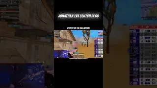 Impossible 1v3 clutch Godl Jonathan 🤯🔥#bgmishorts #bgmihighlights #1v3clutch #jonathangaming
