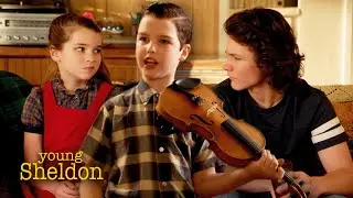 Violin Isn&rsquo;t as Easy as It Seems | Young Sheldon