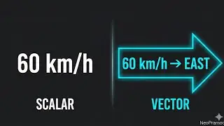 Scalars vs Vectors Explained in 40 Seconds | Physics Basics #physics 