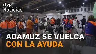 DESCARRILAMIENTO ADAMUZ:  LA POLICÍA LOCAL Y EL PUEBLO DE ADAMUZ SE VUELCAN PARA AYUDAR | RTVE