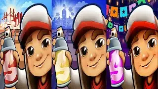 Subway Surfers : Mexico 2026 🆚 Istanbul 2025 🆚 Marrakesh 2025 Maps Comparison