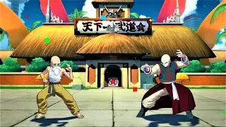 New DLC Master Roshi vs Tien Shinhan (Hardest AI) - Dragon Ball FighterZ