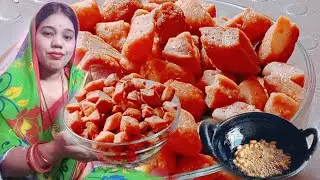 त्यौहार स्पेशल शक्कर पारा रेसिपी || आसान तरीके से बनाओ घर मे शक्कर पारा ||  CG vlogger mamta