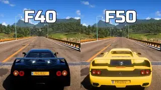 Forza Horizon 5: Ferrari F40 vs Ferrari F50 - Drag Race