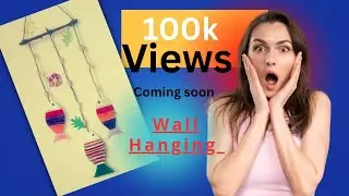 Wall Hanging with Waste Material/craft and crafter 