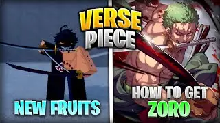 Verse Piece | ONE PIECE | Showcase + Tutorial Como Pegar Zoro & Novas Frutas #versepiece