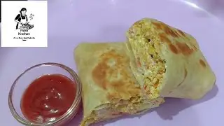 Chicken wrap quick and easy recipe by Home Plate Kitchen 