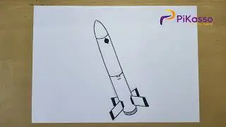 How to Draw a Missile Easy step by step