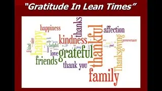 Gratitude in Lean Times