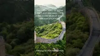 It&rsquo;s not just a wall, it&rsquo;s a massive fortress! #HeritageBuilding #greatwall #GreatWall #history