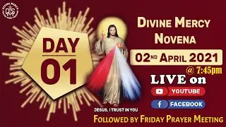LIVE | DIVINE MERCY NOVENA DAY 1 & PRAYER MEETING |