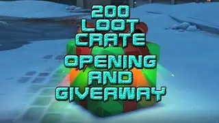 200 Xmas OverWatch LootCrate Opening | 100 Sub Amazon Gift Card GiveAway