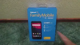 Распаковка и первый взгляд на Alcatel PIXI 4 (Walmart Family Mobile)!