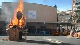 CREMA FALLA,DIA DE SAN FRANCISCO DE SALES ELDA 26-1-2014