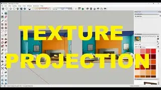 How to apply a texture to a curved surface in SketchUp?