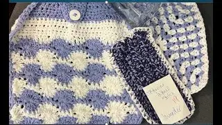Santa Cloth Challenge Day 19 Catherine Wheel Stitch in Lavender 1