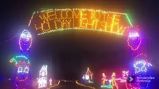 Christmas holidays lights || light show || holiday lights in Rhode Island drive thru || 2021 holiday
