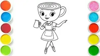 Ballerina Cappuccina Drawing, Painting & Coloring For Kids and Toddlers_ Easy Art
