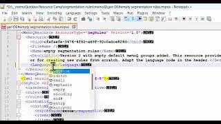 Changing the language in memoQ segmentation