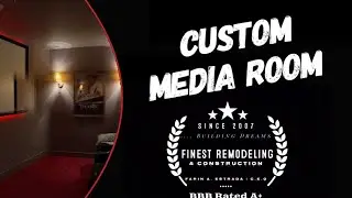 Custom Media room￼ | Finest Remodeling & Construction￼ | ￼sugarland TX